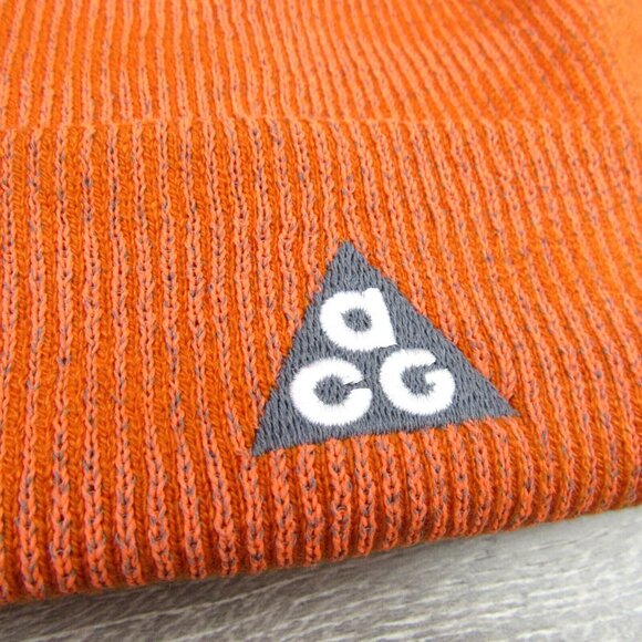 Nike ACG Beanie Campfire Orange One Size Fit Hiking Running NEW - Picture 3 of 9